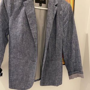 Chambray blazer